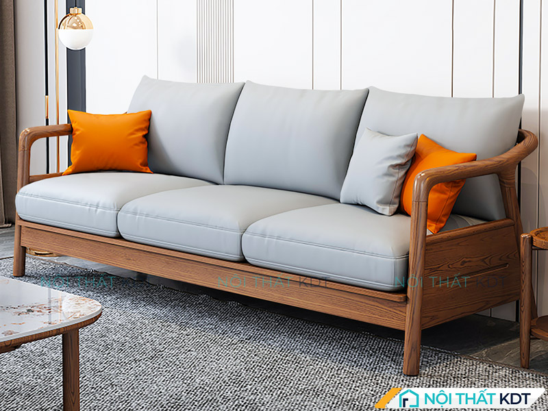 Sofa gỗ S280 dễ phối với nhiều kiểu nội thất khác nhau