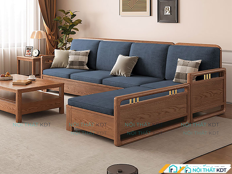 Sofa xanh navy - điểm nhấn cho không gian đẳng cấp