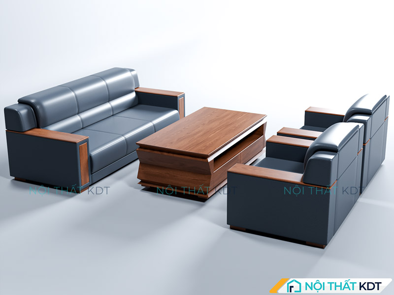 Thiết kế gọn gàng, không chiếm nhiều diện tích, giúp sofa da S440 trở thành lựa chọn tối ưu cho phòng khách nhỏ