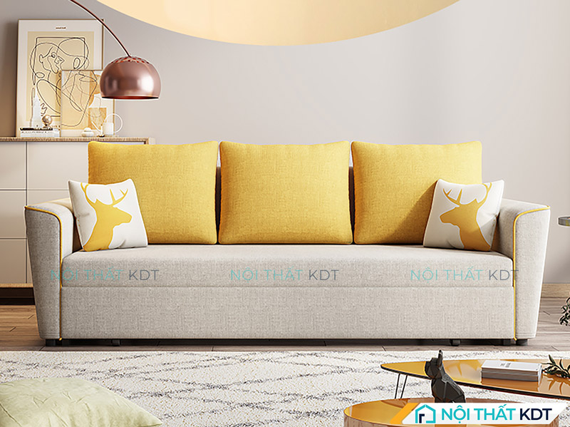 Mẫu sofa S14 phù hợp với gia đình yêu thích sự nhẹ nhàng