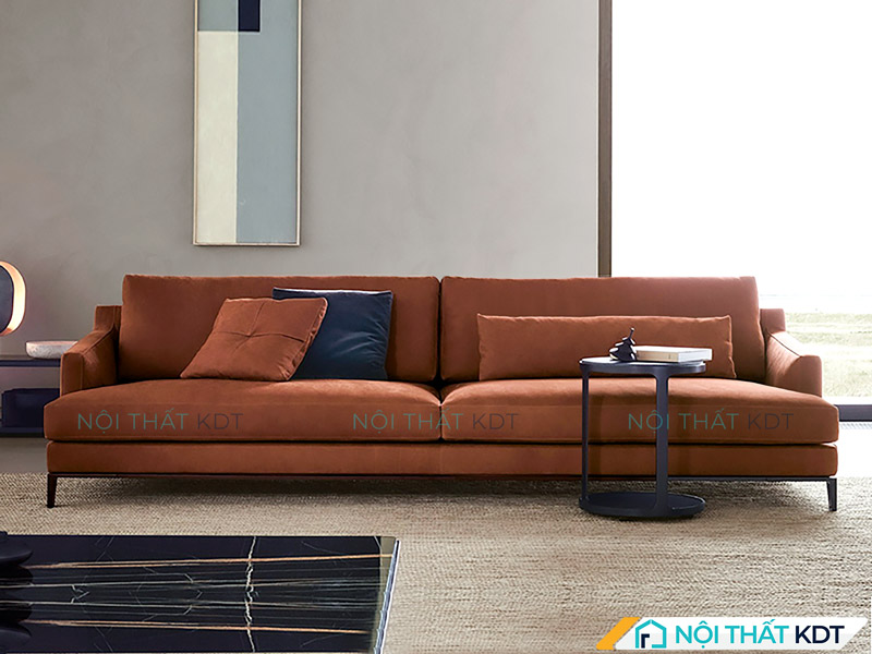 Sofa nỉ 1m8 mang lại không gian ấm cúng