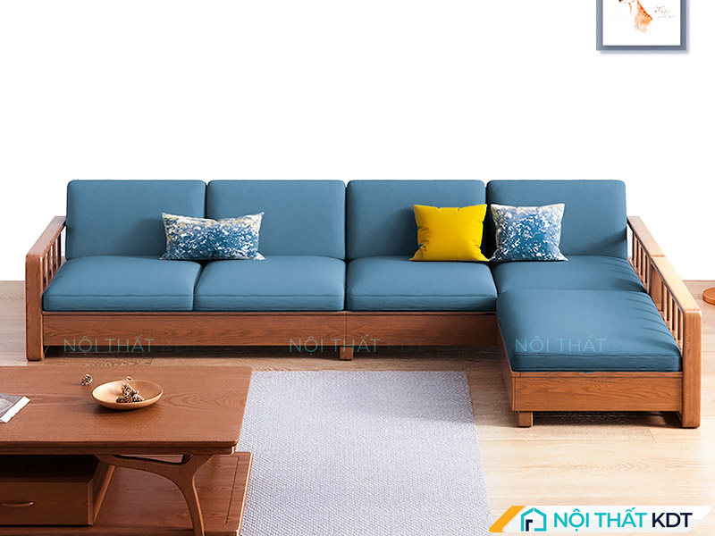 Mẫu sofa gỗ đẹp cho phòng khách đẹp hiện đại S331