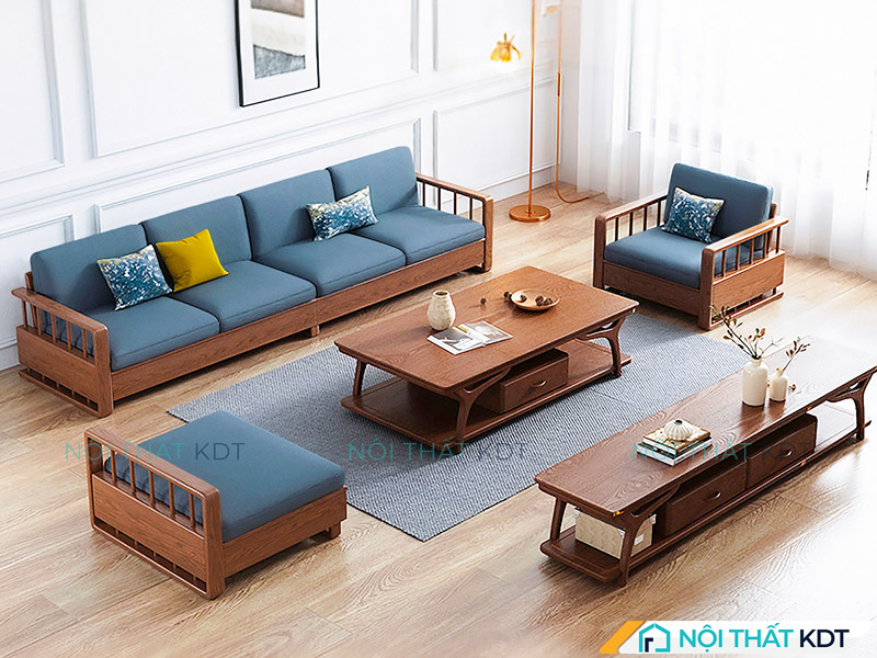 Sofa màu xanh dương sẽ là sự lựa chọn hoàn hảo cho gia chủ mệnh Thủy