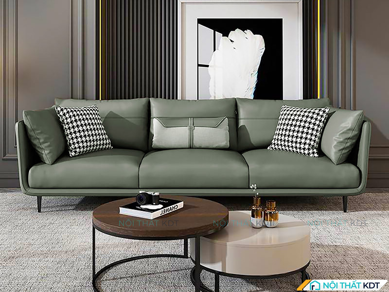Sofa xanh lục – điểm nhấn mát lành, cân bằng năng lượng