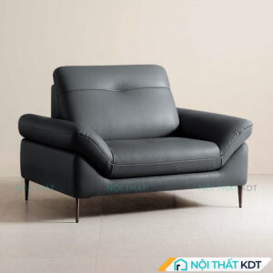 Ghế sofa đơn da Cleo phòng khách chung cư nhỏ chất lượng cao S87