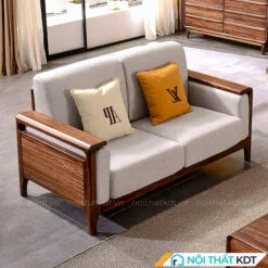 Ghế sofa văng gỗ sồi Việt - Nhật S305