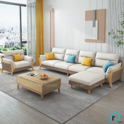 ghế sofa nỉ góc s298 5