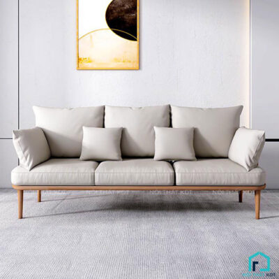 sofa gỗ tay tròn s278