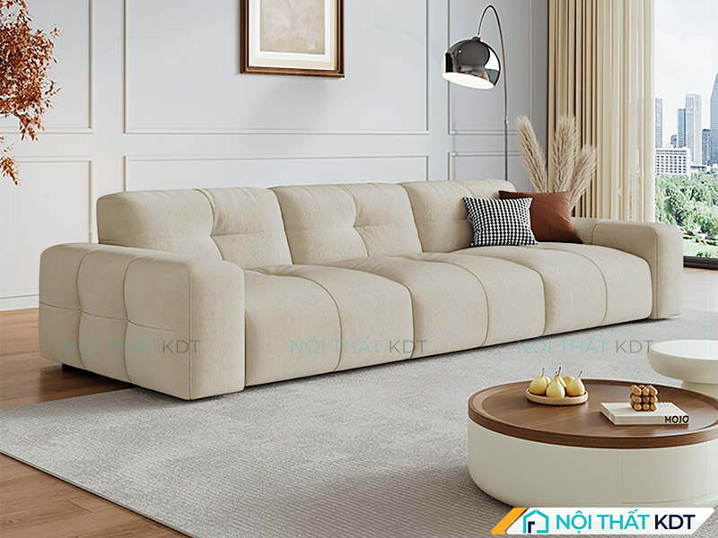 Sofa vải – lựa chọn linh hoạt với chất liệu thô, nỉ