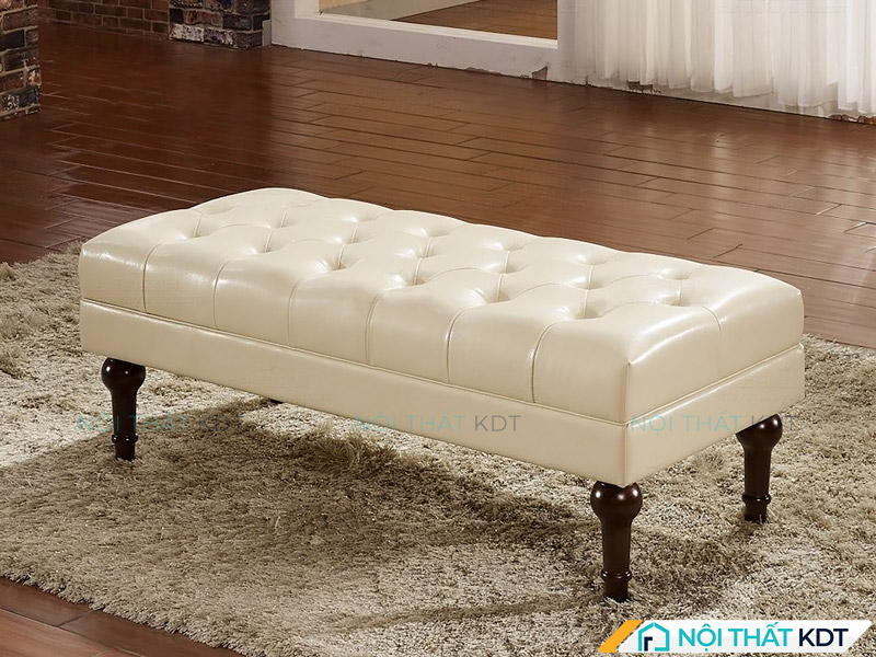 Sofa đôn nhỏ gọn, không lưng tựa, linh hoạt làm ghế phụ, bàn trà hay gác chân tiện lợi