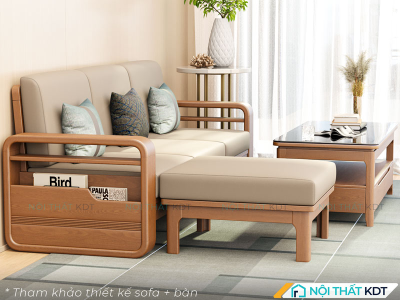 Tham khảo thiết kế sofa và bàn trà cho phòng khách nhỏ