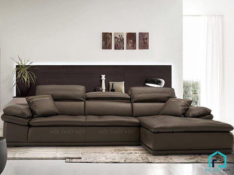 sofa da đẹp hiện đại