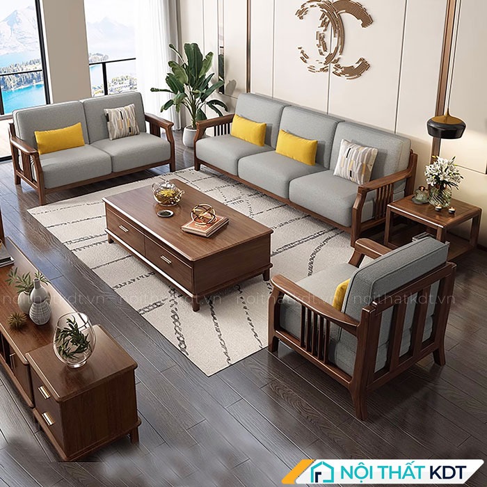Có thể chọn bàn trà thấp hơn ghế ngồi để thu hút năng lượng tích cực