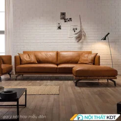 Bo sofa vang da gia re nho gon tiet kiem dien tich S112 15