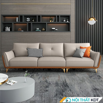 mẫu sofa văng da
