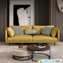 Sofa da 3 cho ngoi nho gon boc da tay mong S12121