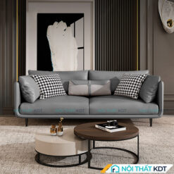Sofa da 3 cho ngoi nho gon boc da tay mong S12123