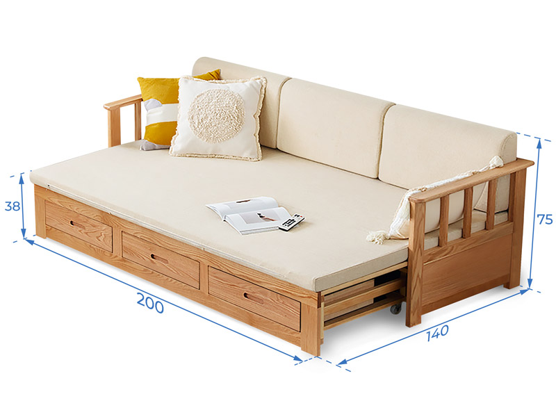 Kích thước sofa giường tiêu chuẩn