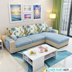 Ghe sofa goc L boc ni nho gon S23 1