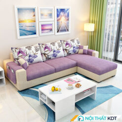 Ghe sofa goc L boc ni nho gon S23 5
