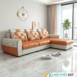 Sofa ni goc L 2m5 phong khach S37 L3 mau cam