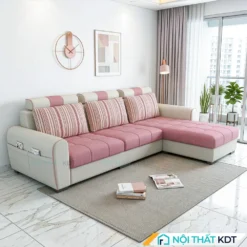 Sofa ni goc L 2m5 phong khach S37 L3 mau hong