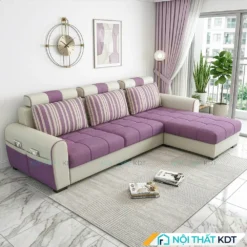 Sofa ni goc L 2m5 phong khach S37 L3 mau tim