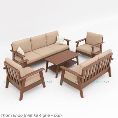 Sofa vang go soi toi gian S176 20