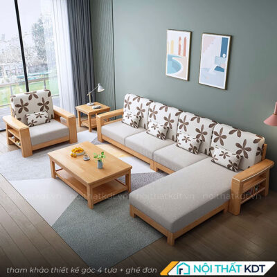 Bo ghe salon go soi goc L S332 12