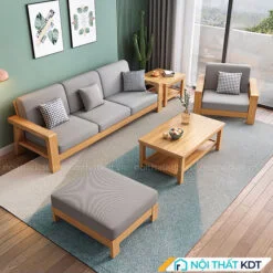 Sofa gỗ kiểu dáng đơn giản S333
