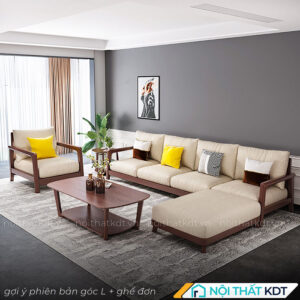 Bo 3 ghe sofa go hien dai S264 2