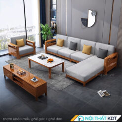 Bo sofa go soi hien dai cho phong khach S382 2