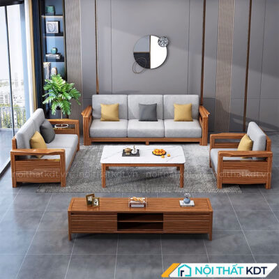 Bo sofa go soi hien dai cho phong khach S382 3