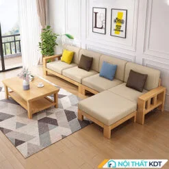 Ghế salon gỗ dày dặn chắc chắn S300L