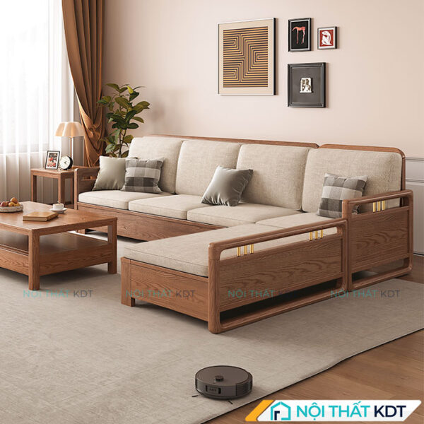 Mau sofa go dep cho phong khach S331 26