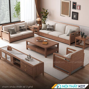 Mau sofa go dep cho phong khach S331 5