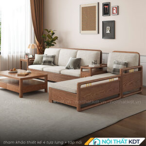 Mau sofa go dep cho phong khach S331 6