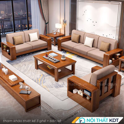 Sofa go soi son mau canh gian hien dai S336 18