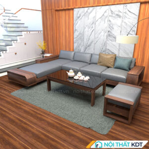 Sofa go soi tay hop S372 7 1