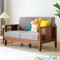 Sofa văng gỗ 2 chỗ ngồi S341