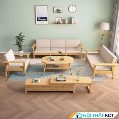 Sofa vang go 3 cho ngoi cho phong khach nho S321 3