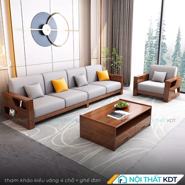 Bo 3 sofa go don gian doc dao S338 11