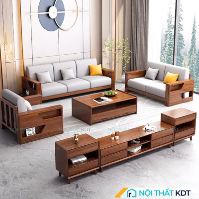 Bo 3 sofa go don gian doc dao S338 5