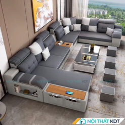 Sofa chữ U kết hợp 2 màu S420U