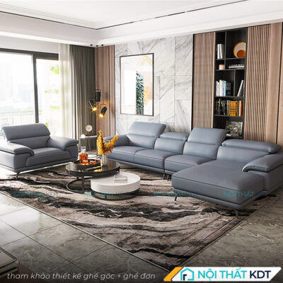 Sofa da goc L 1