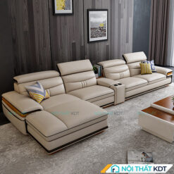 Sofa da goc L sang trong S164 10