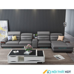 Sofa da goc L sang trong S164 7