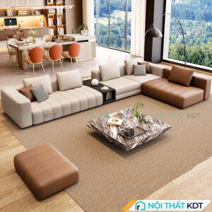 Sofa da phong cách Ý S426