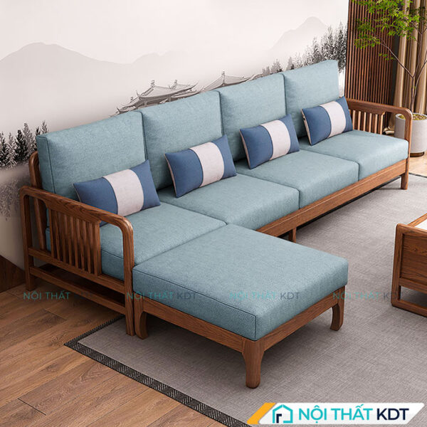 Sofa go nan dung tay vin mong S340 13