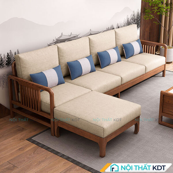 Sofa go nan dung tay vin mong S340 14